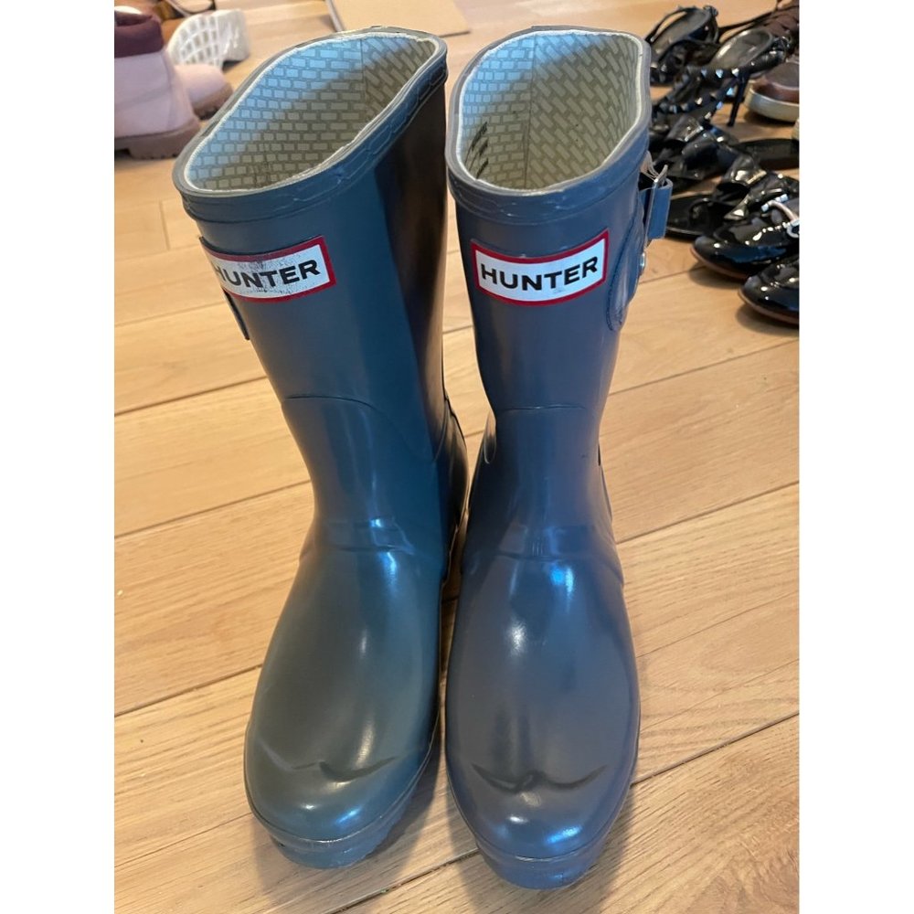 Hunter Rain Boots in Charcoal Gray